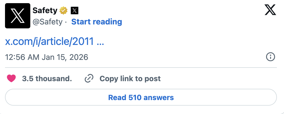The company is taking steps to remove CSAM