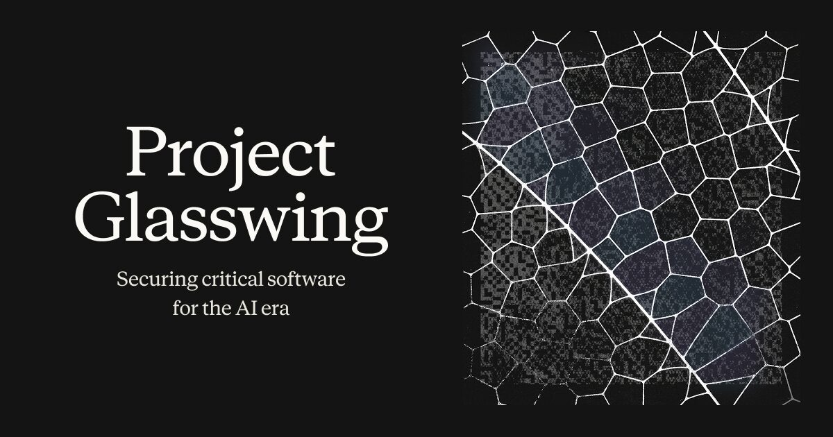 Introducing Project Glasswing, an urgent initiative to help secure the world’s most critical software.